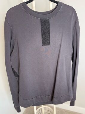 Damir Doma Charcoal Gray Textured Sweatshirt